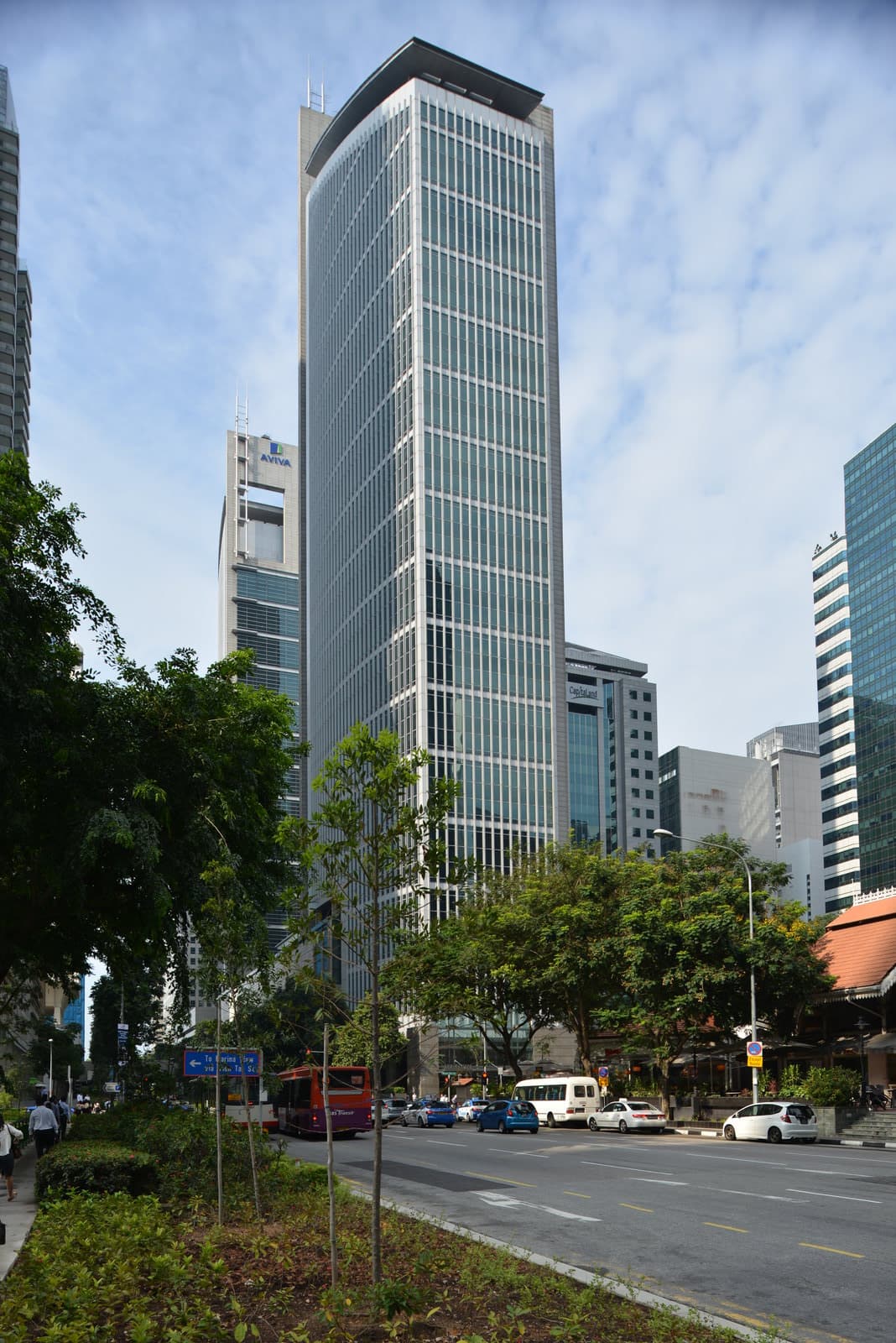 SGX Centre tower on Shenton Way in Singapore